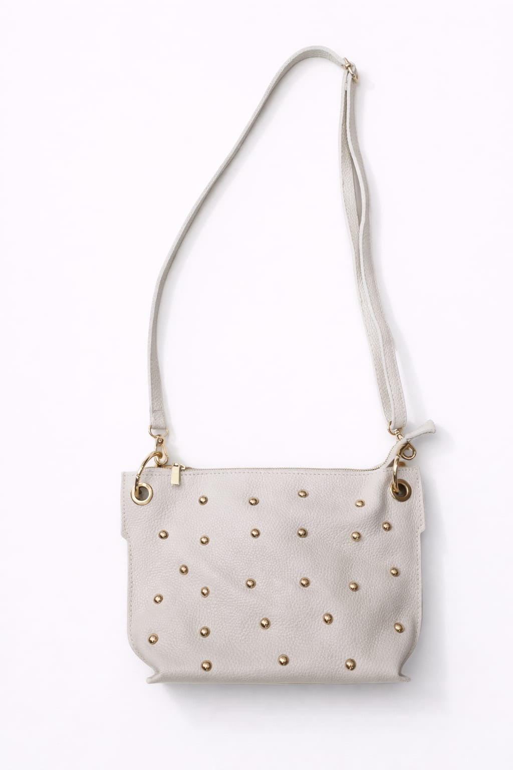 Sac Clouté cuir | Blanc