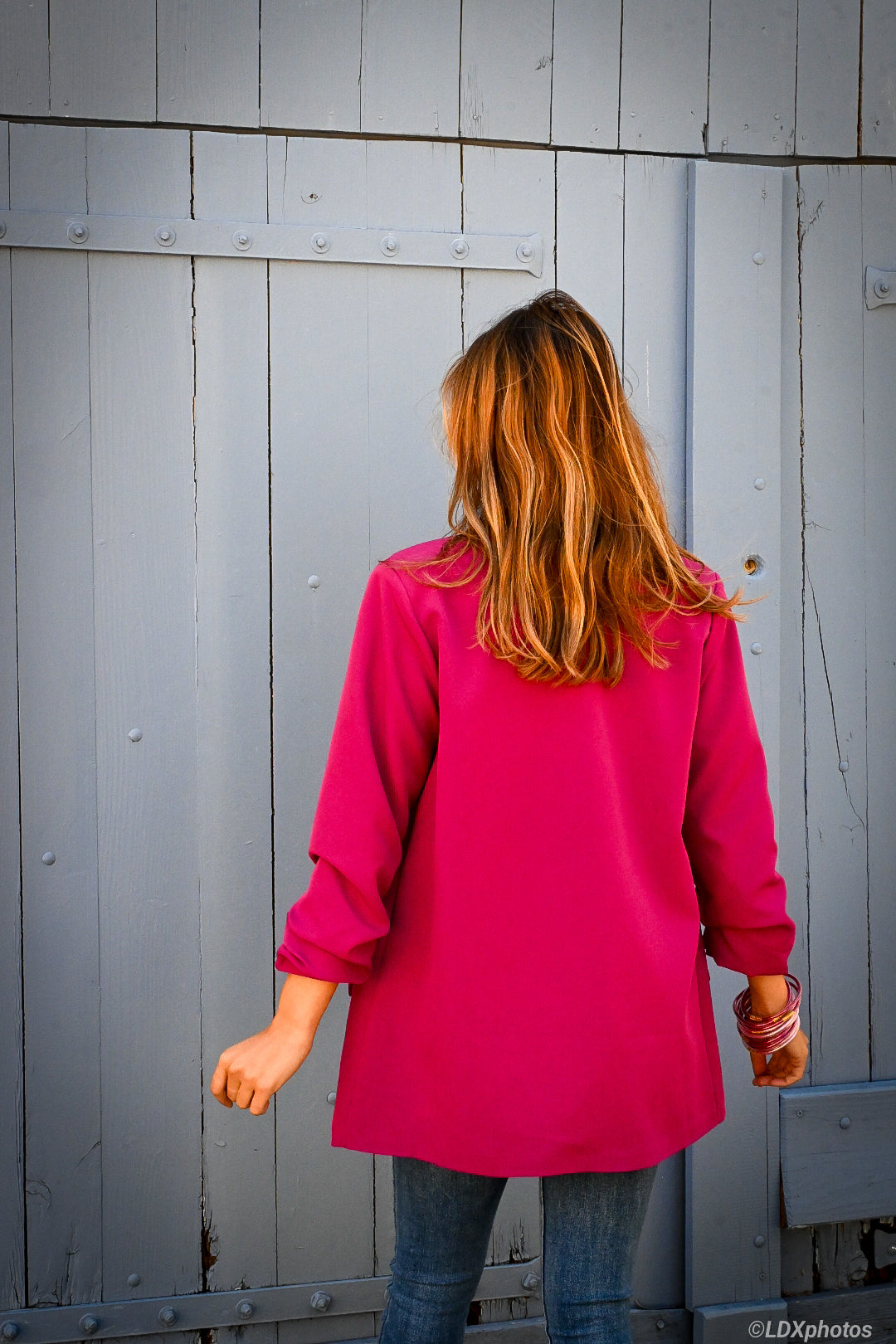 Blazer rose fushia