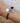 Bracelet pampille et cuir - argenté