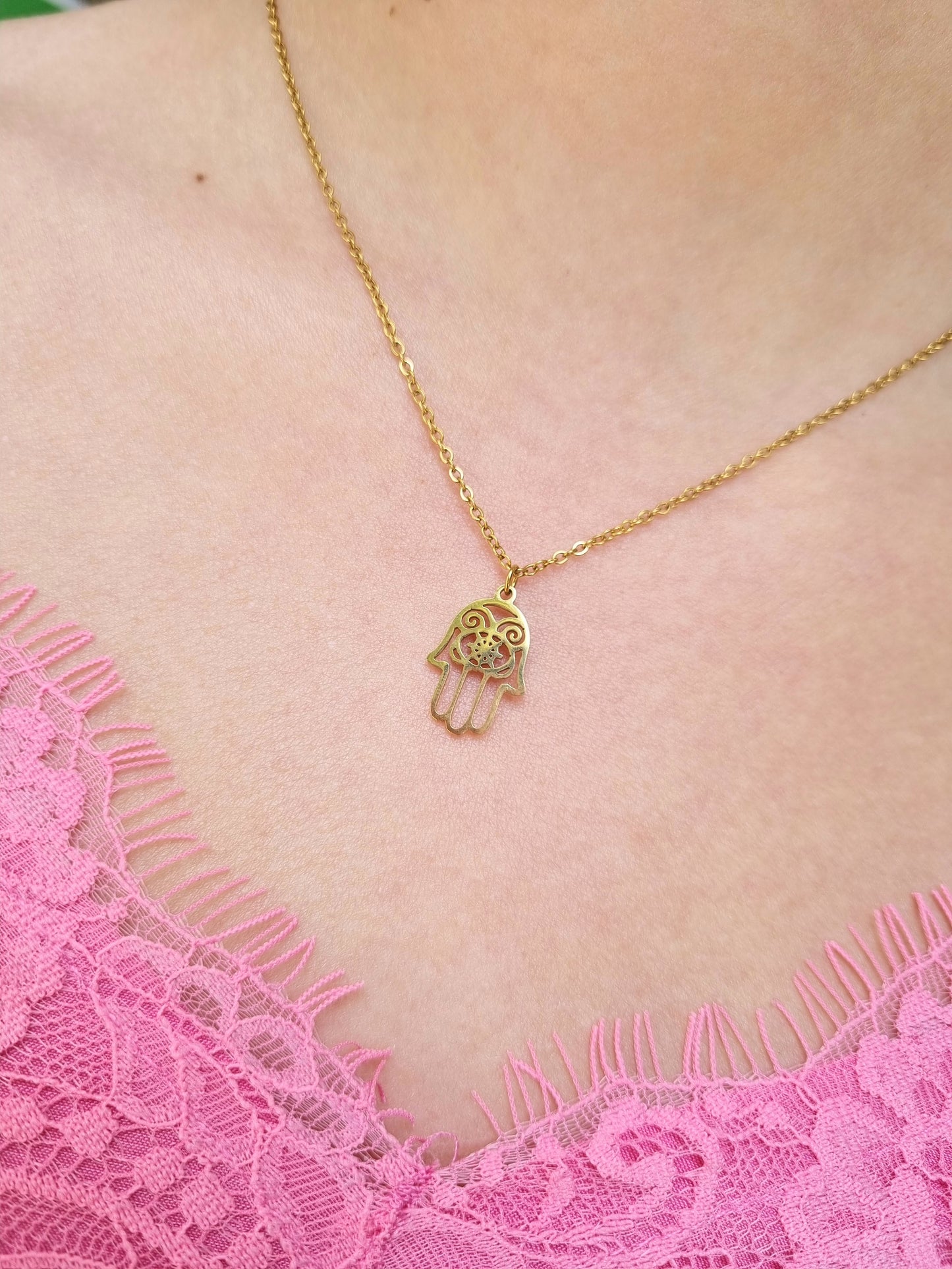 Collier Main - doré