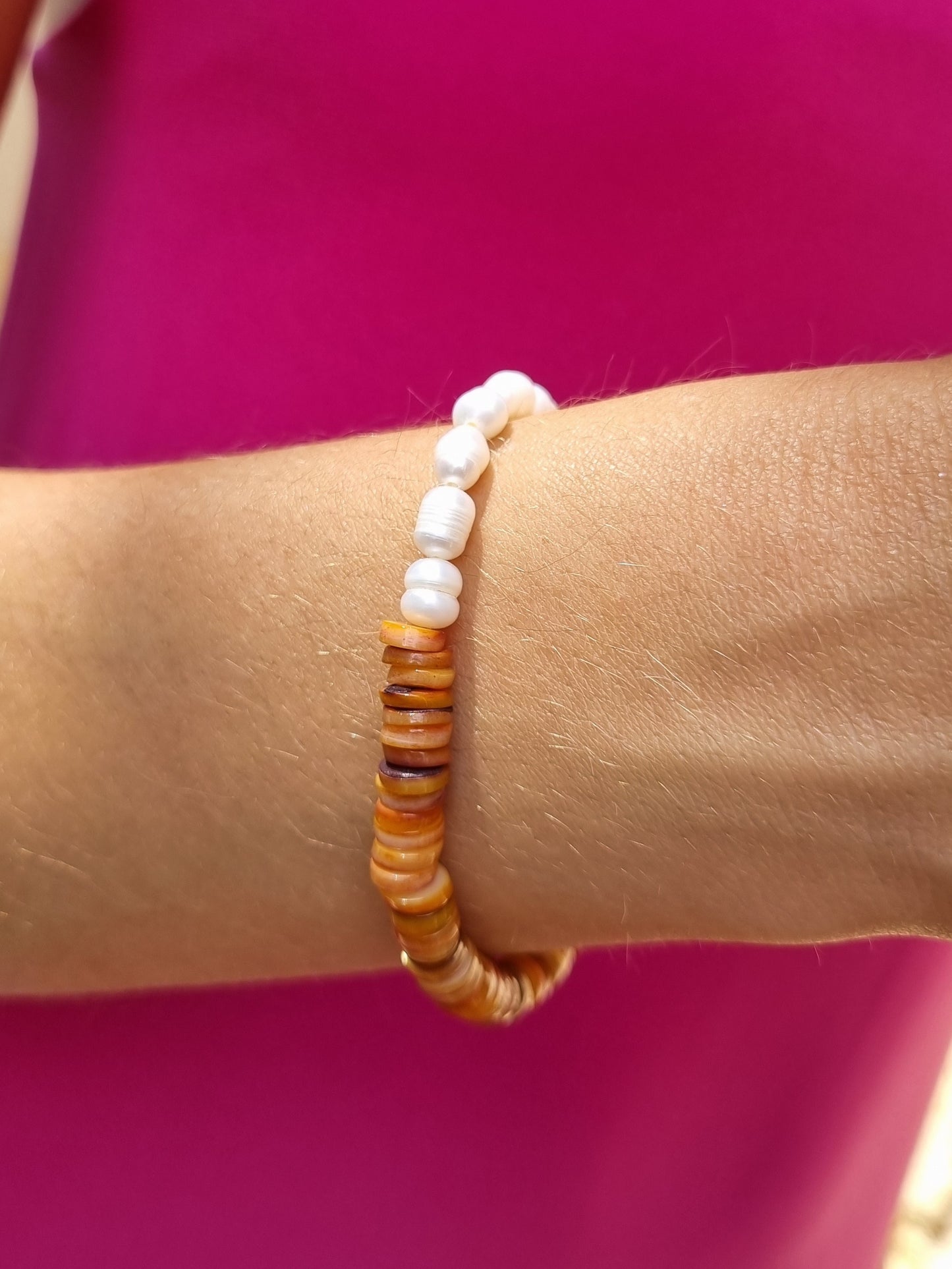 Bracelet ROSÉE (personnalisable) - coloris au choix
