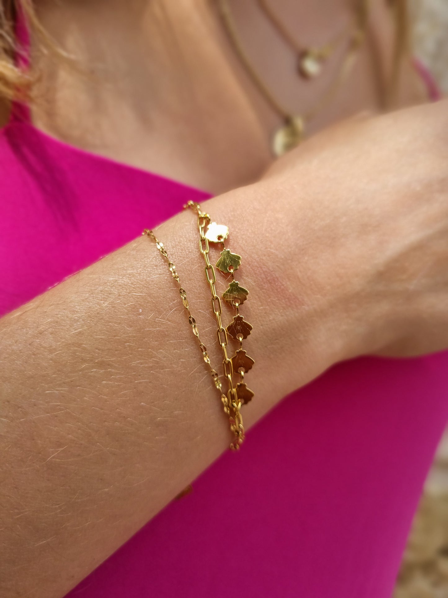 Bracelet SHELLS - doré