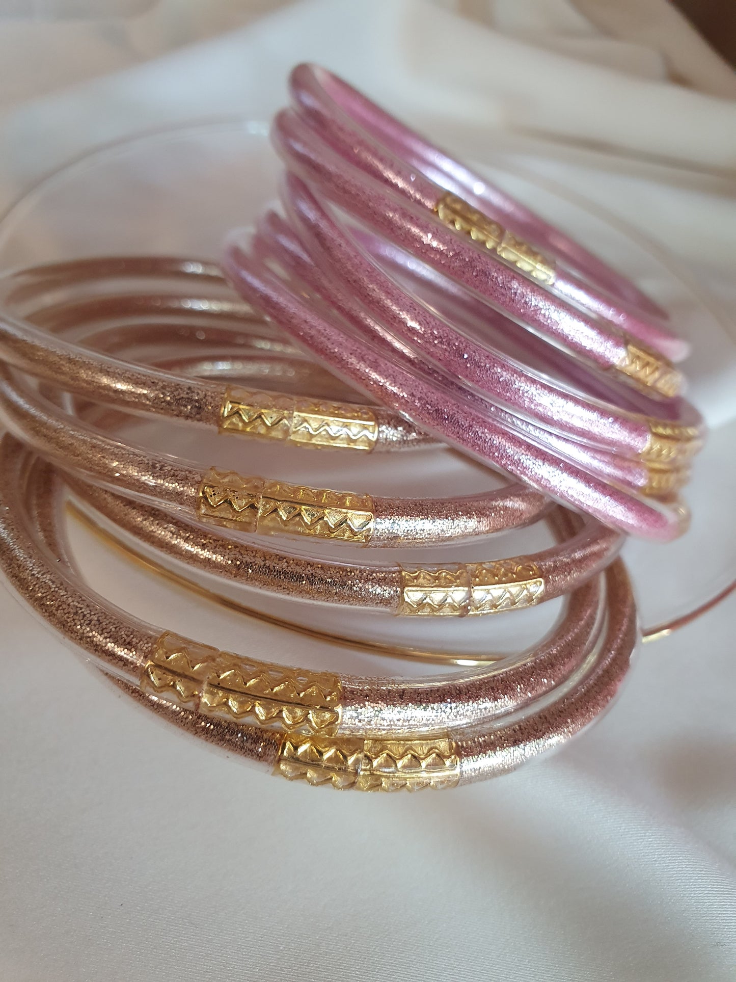 Bracelet jonc bouddhiste - coloris au choix