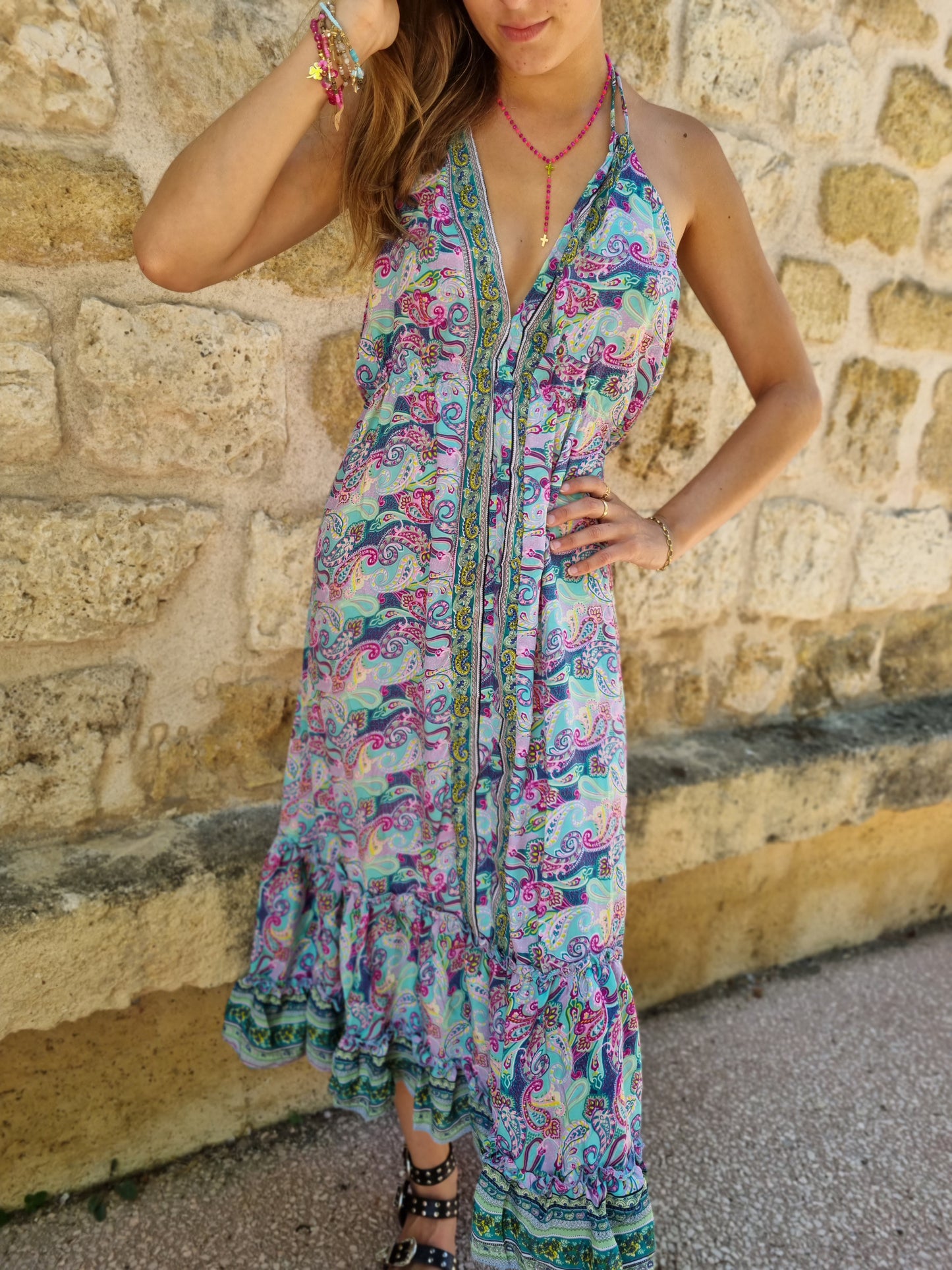 Robe en soie