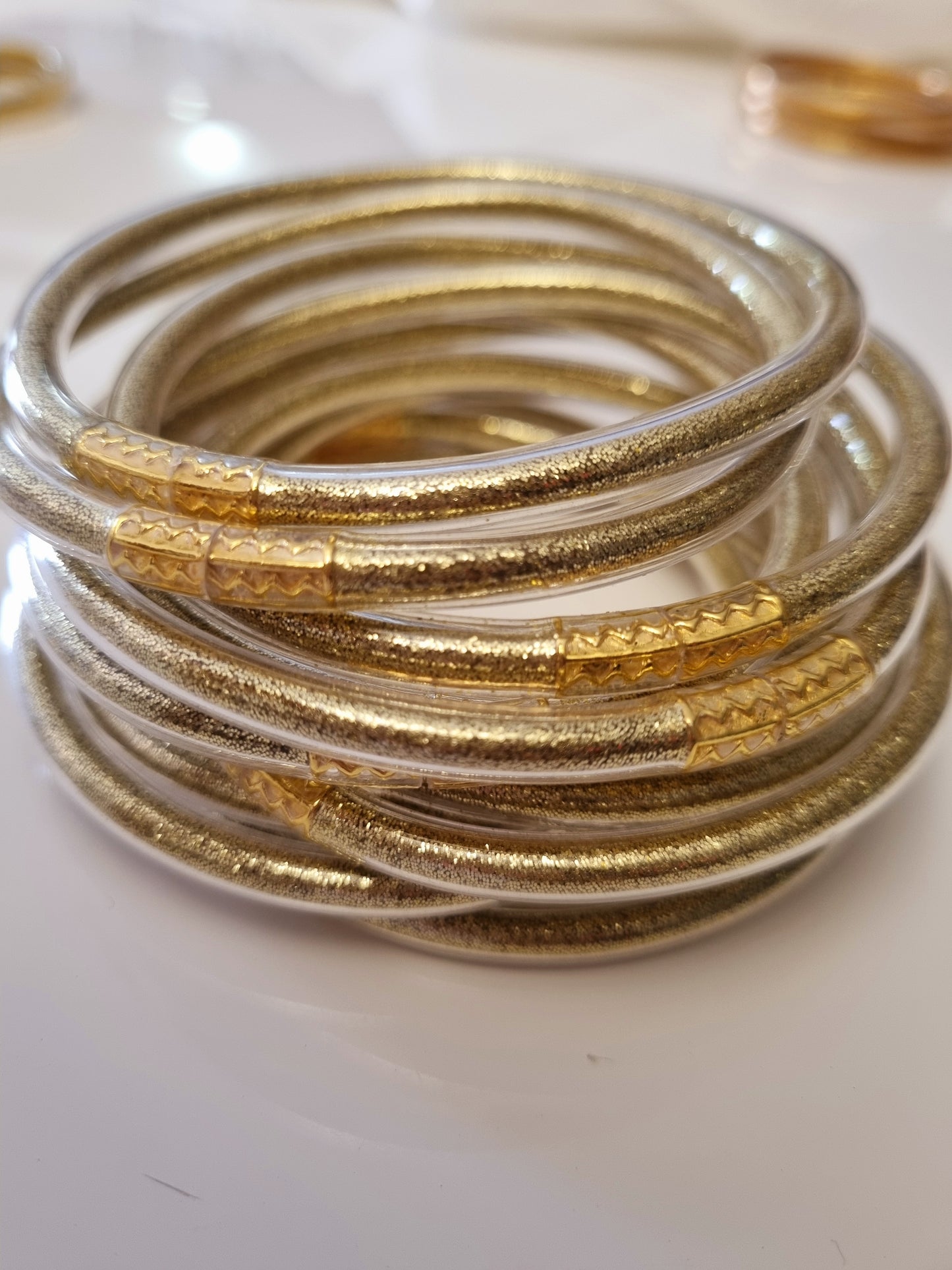 Bracelet jonc bouddhiste - coloris au choix