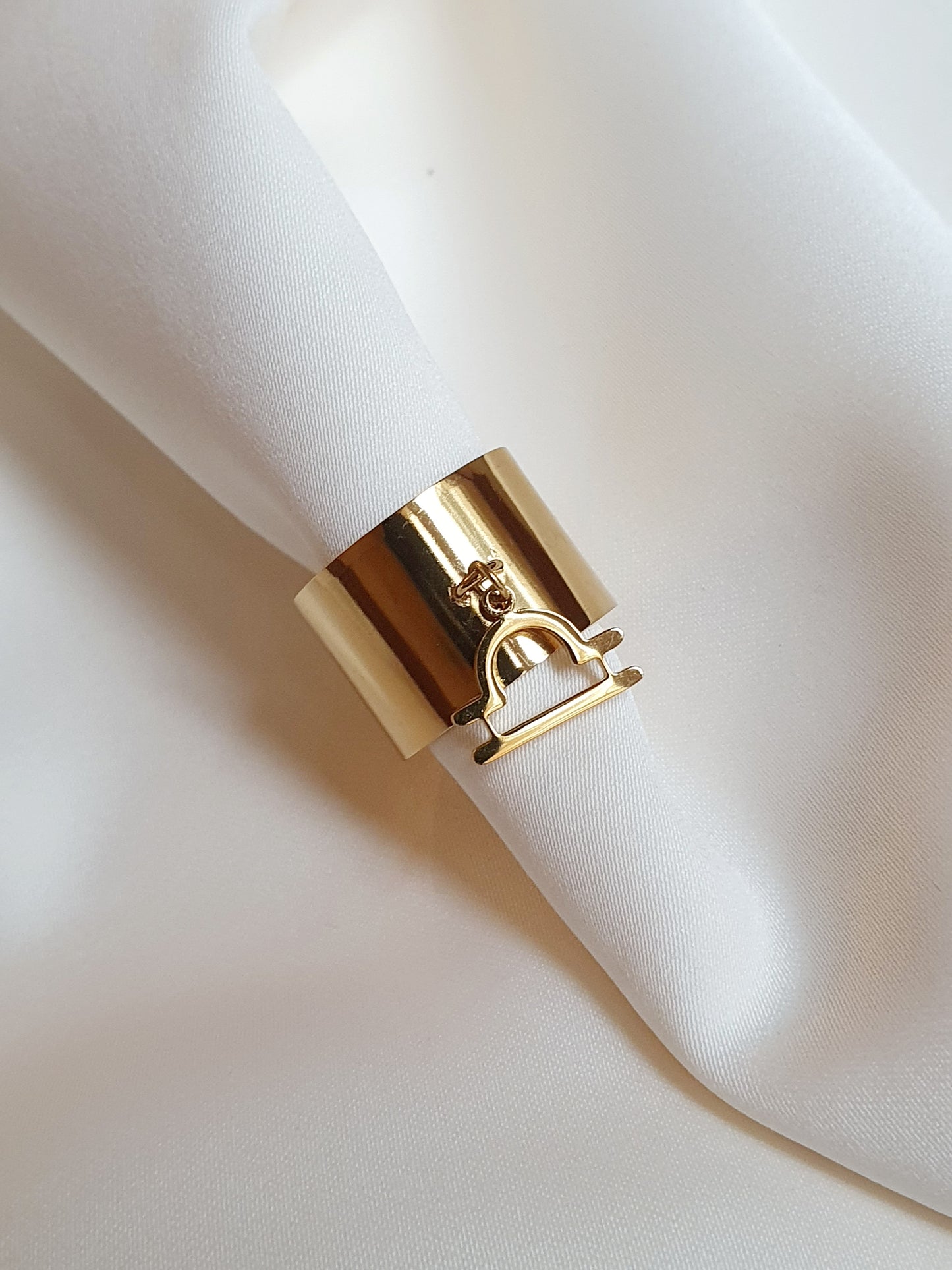 Bague signe astrologique - doré