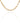 Bracelet petits maillons striés (personnalisable) - doré