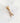 Charms lettres initiales strass - zircons/doré