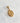 Charm médaillon Madonna double face - doré