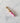Charm corne Italienne rose - doré