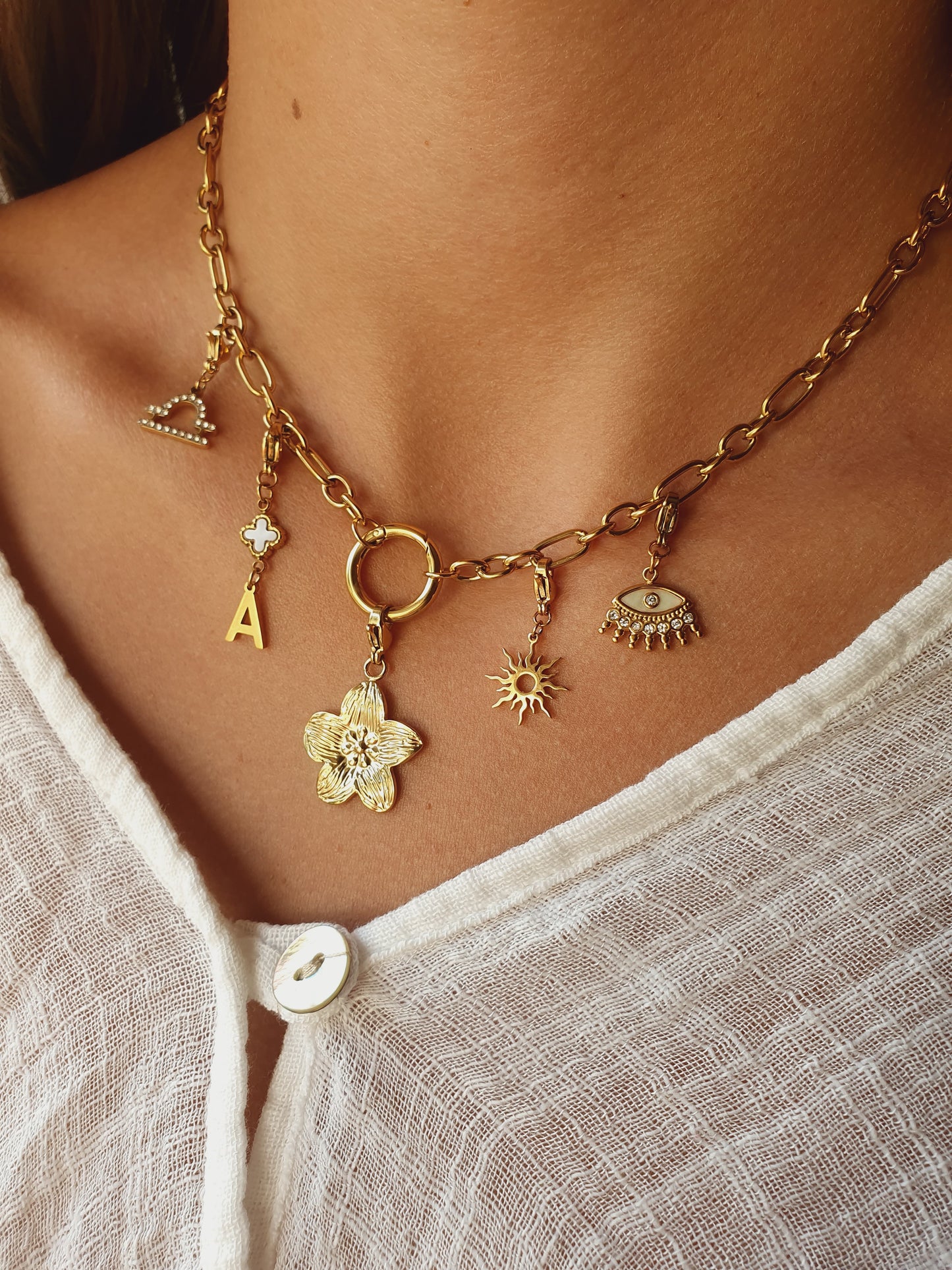 Collier ELYORA (personnalisable) - doré