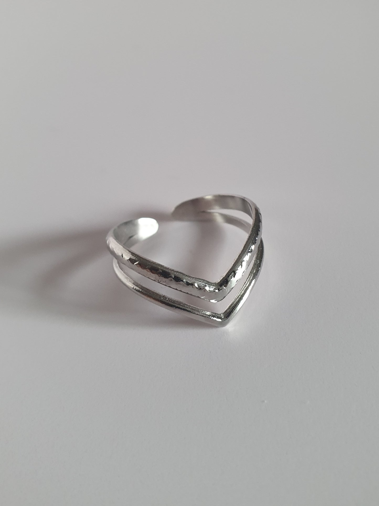 Bague destockage - argenté