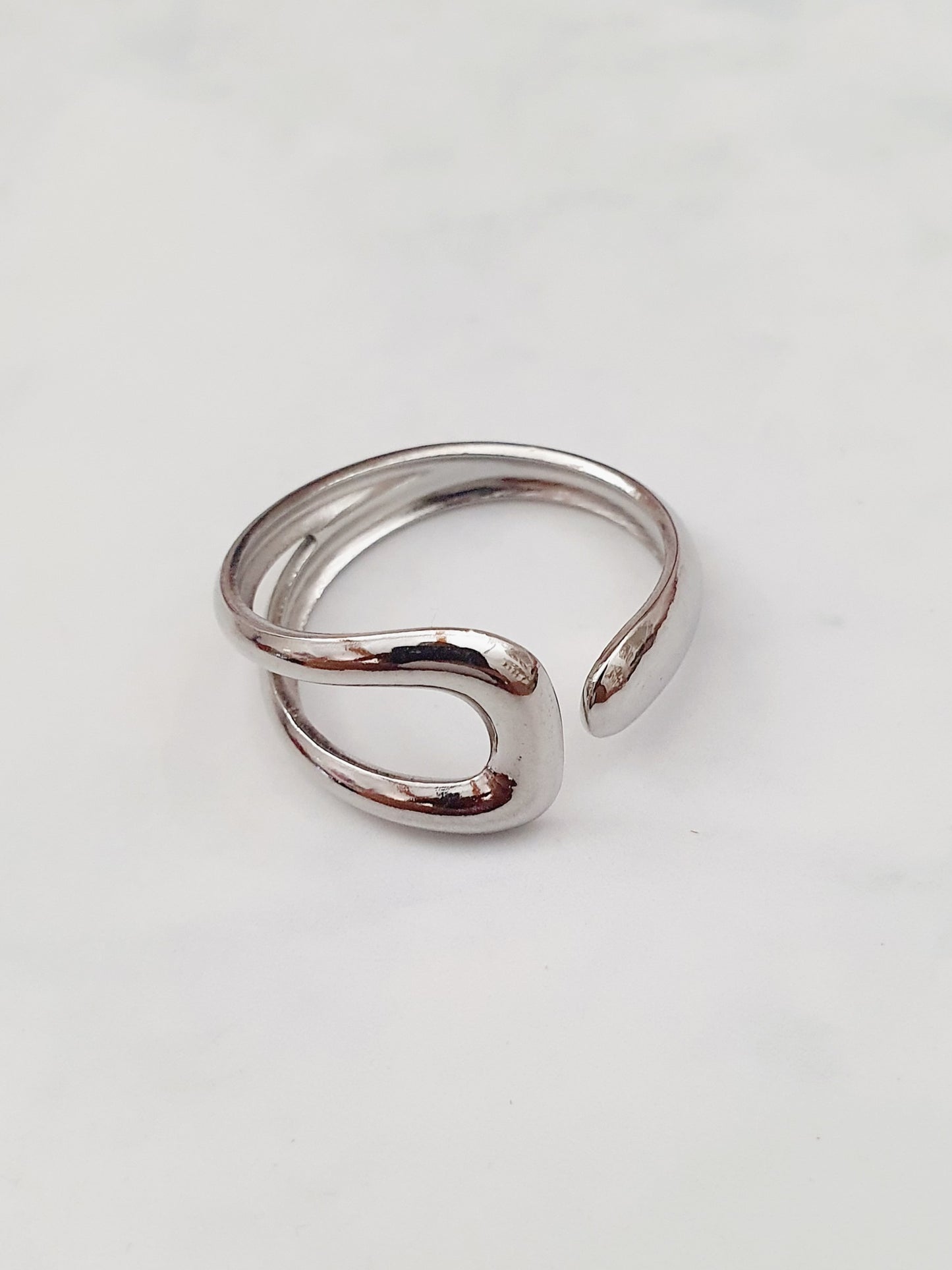Bague destockage - argenté