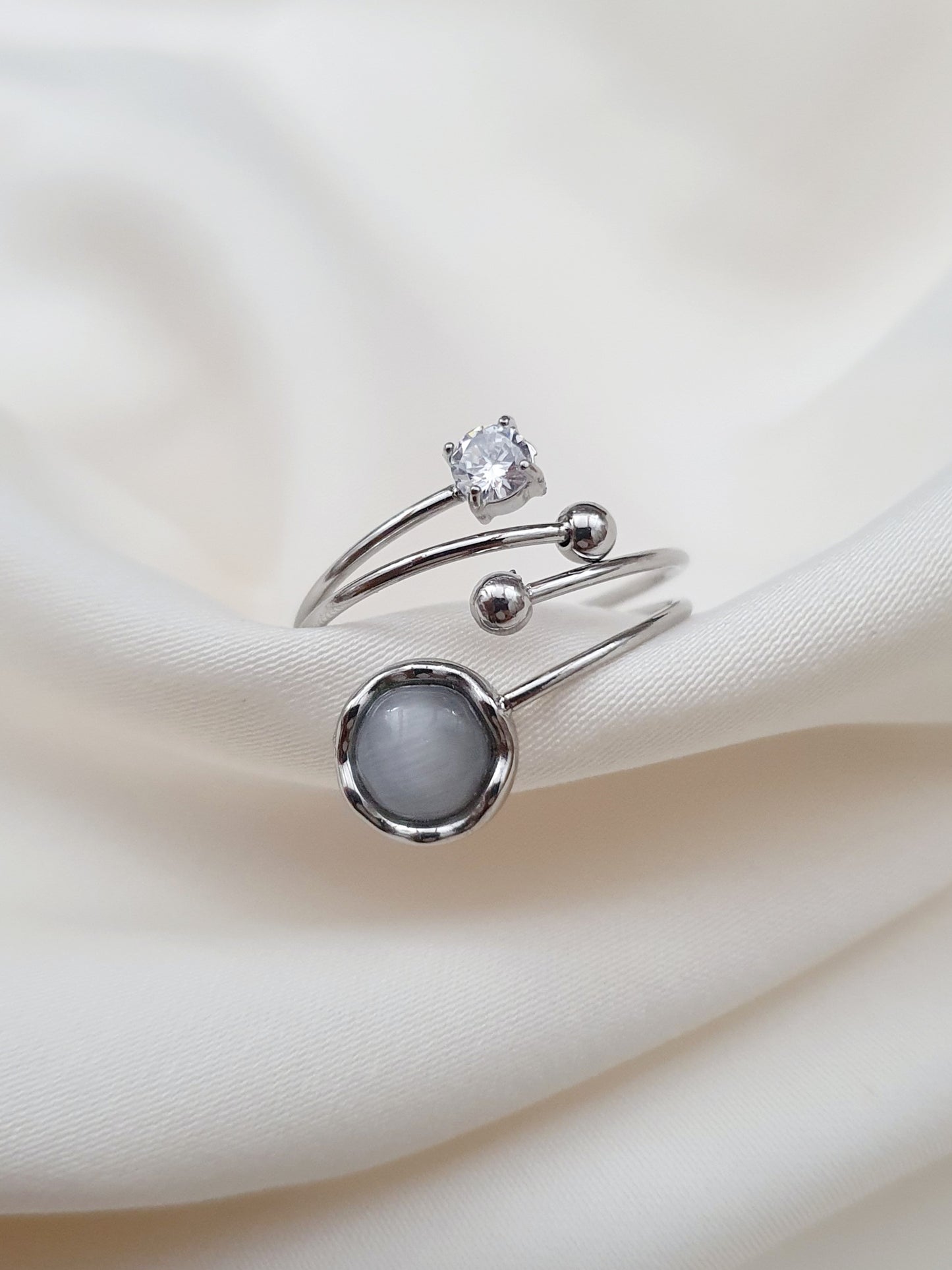Bague MELIONA - argenté