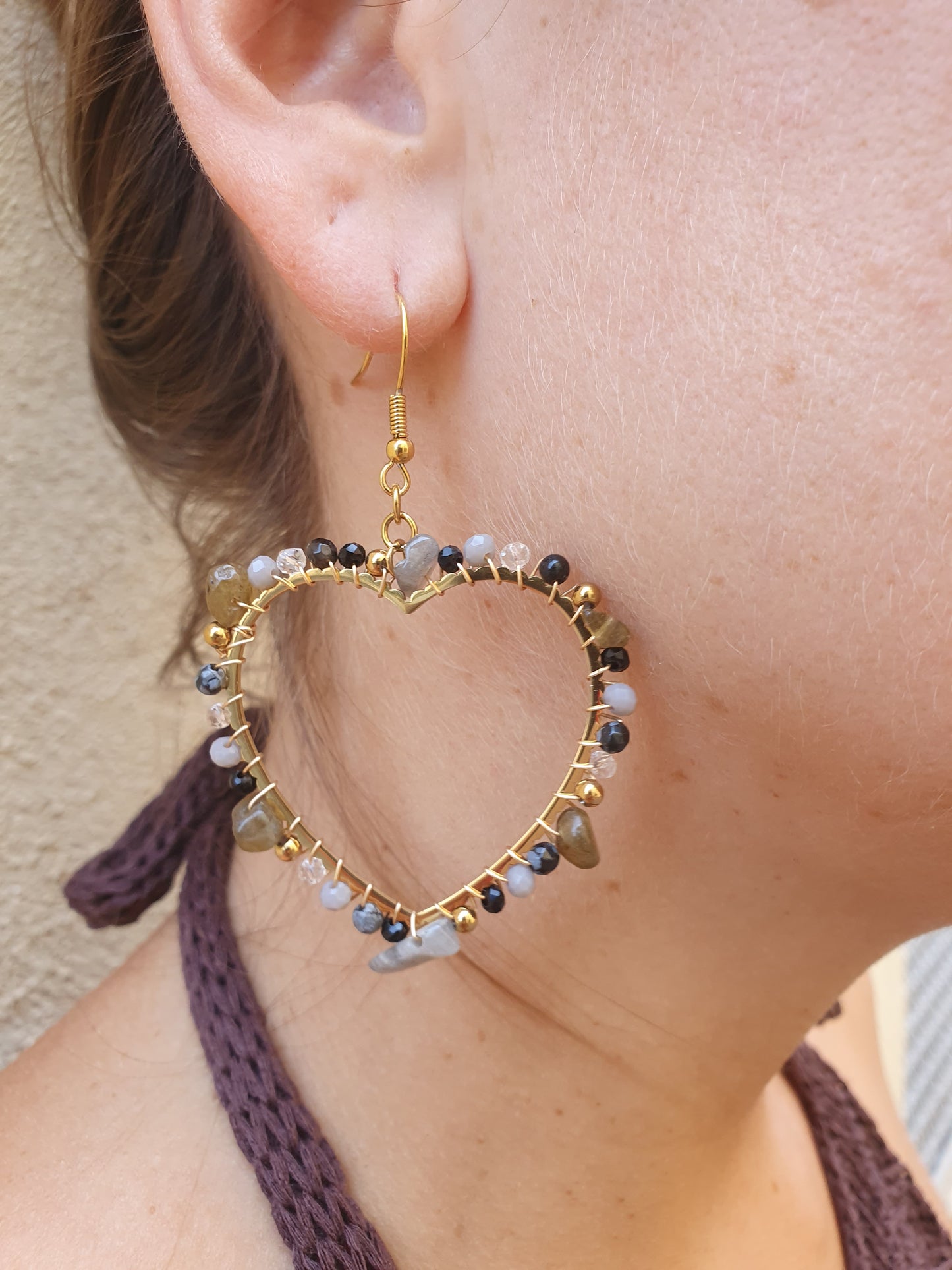 Boucles d'oreilles destockage