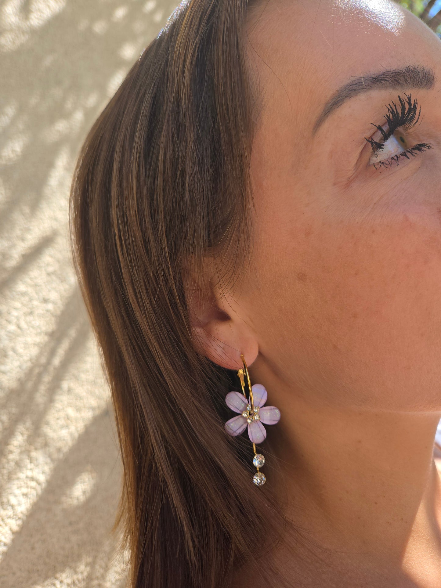 Boucles d’oreilles FLORIA - rose