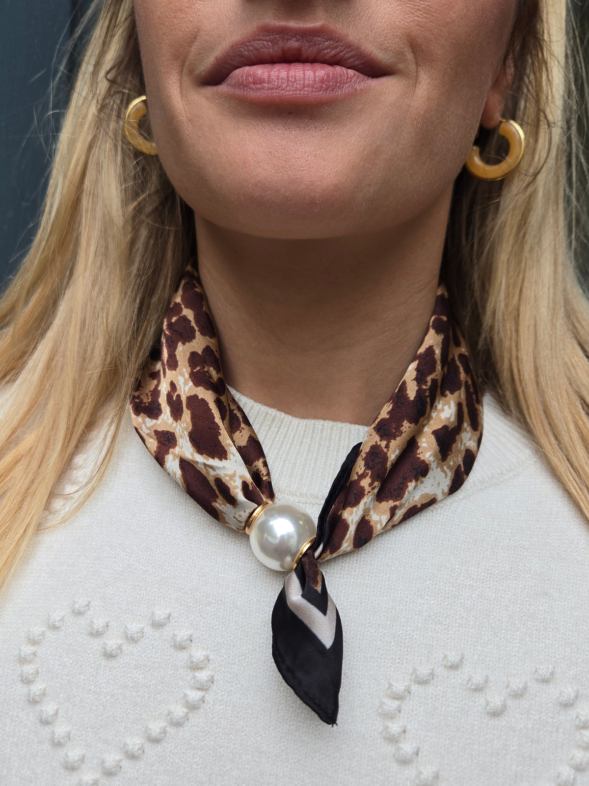 Foulard aimanté - coloris au choix