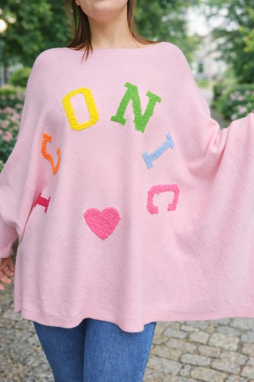 Pull oversize ICONIC | Rose