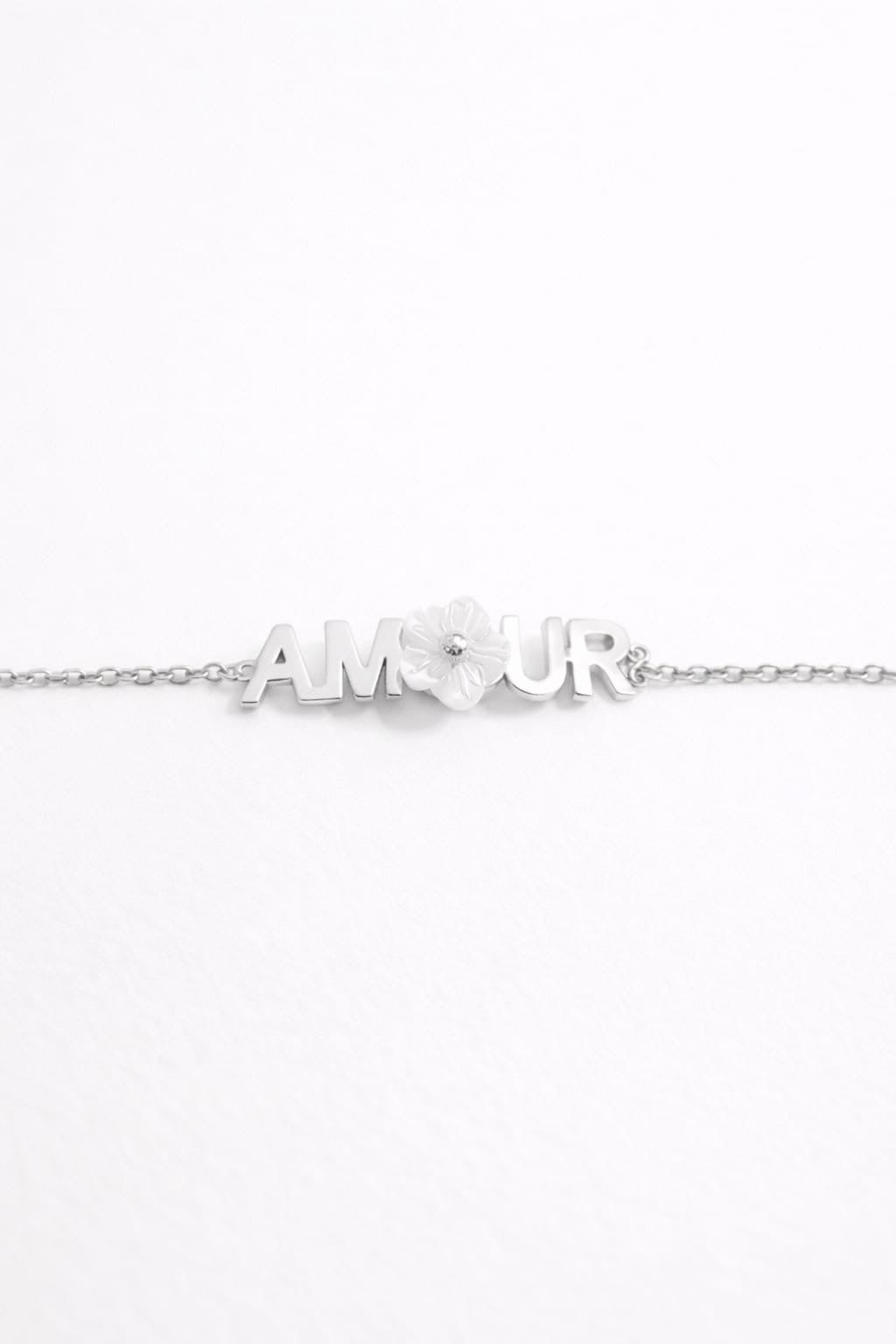 Bracelet AMOUR floral | Coloris au choix