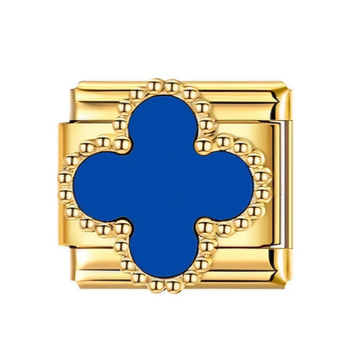 Charm italien trèfle bleu