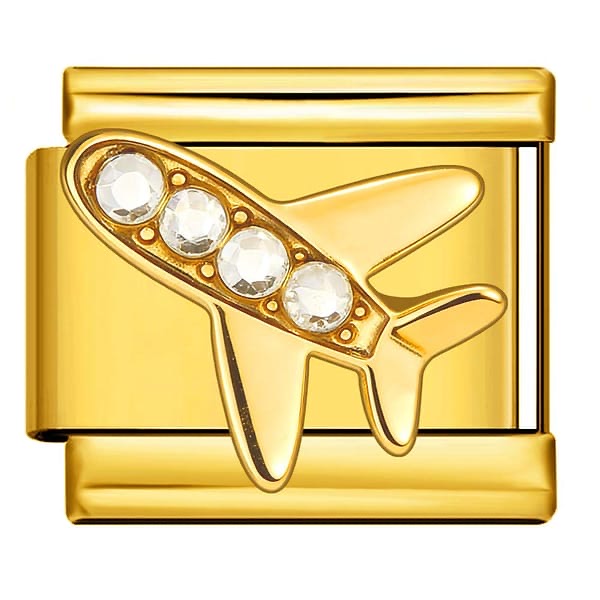 Charm italien avion strass
