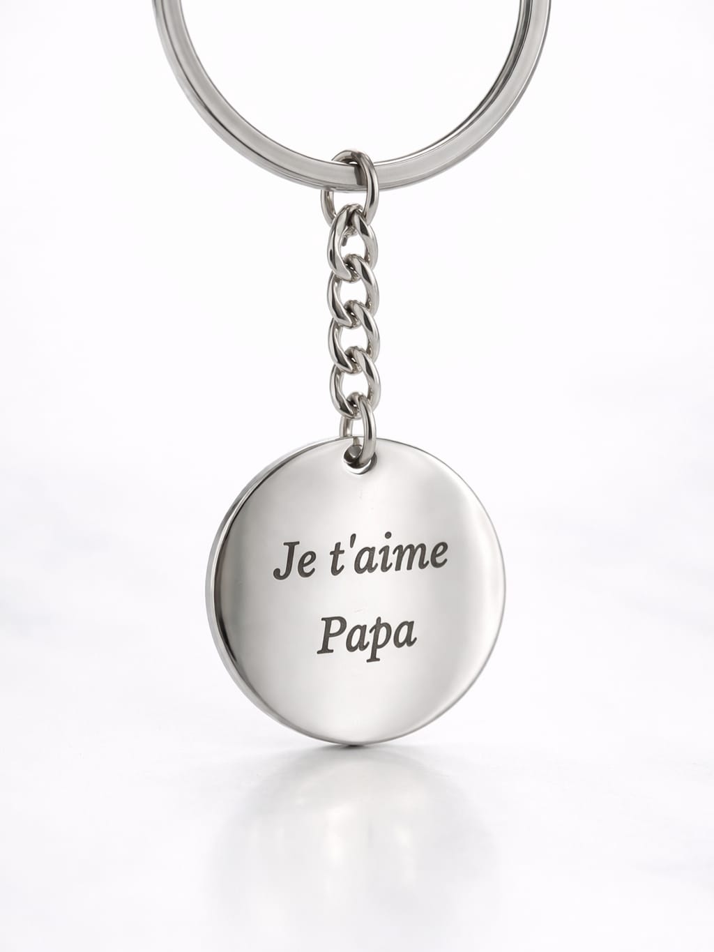 Porte clés "Papa je t’aime"