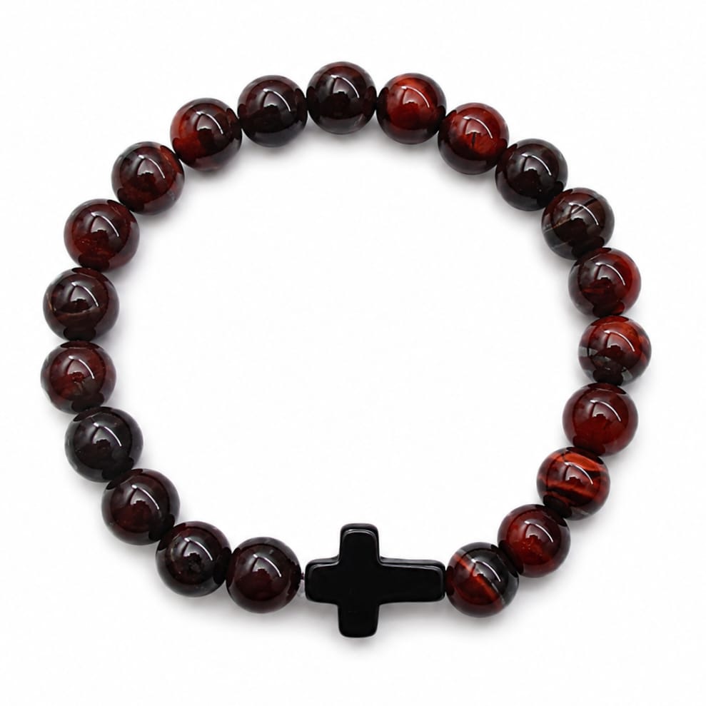 Bracelet homme pierres naturelles YANIS