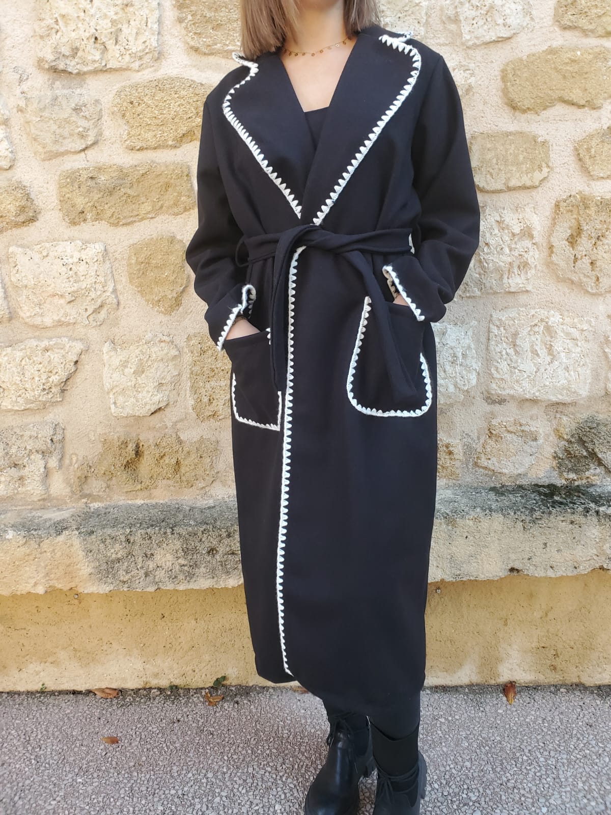 Manteau long noir