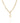 Collier signe astrologique maillons striés - doré