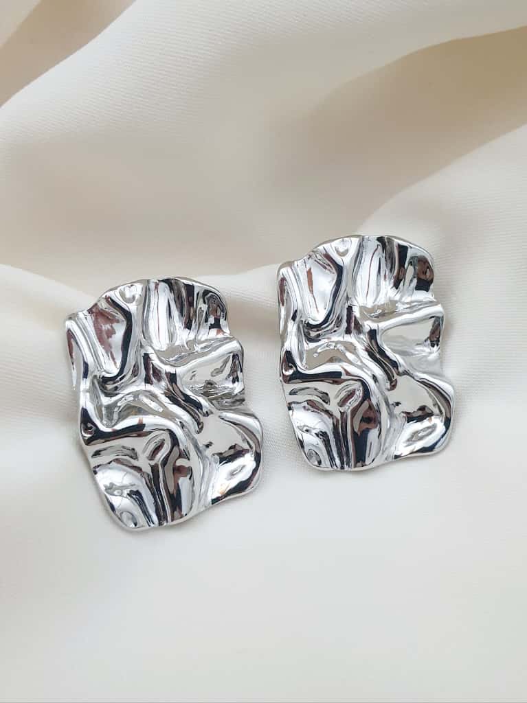 Boucles d'oreilles RHEA - argenté