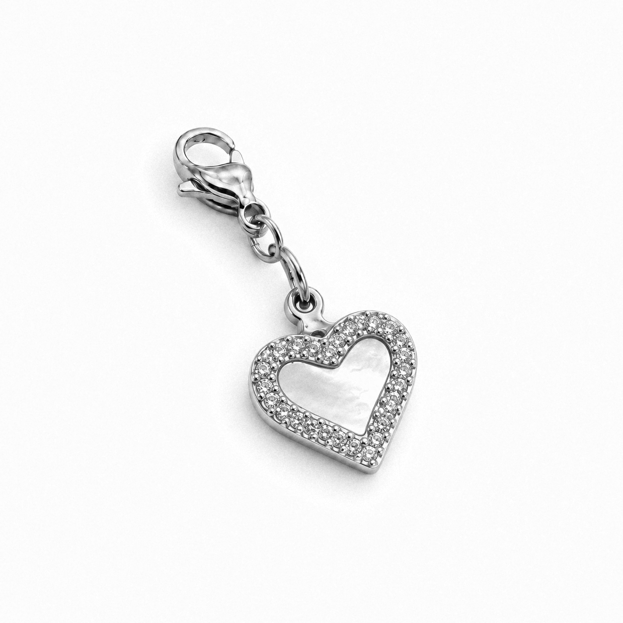 Charm coeur précieux - argenté