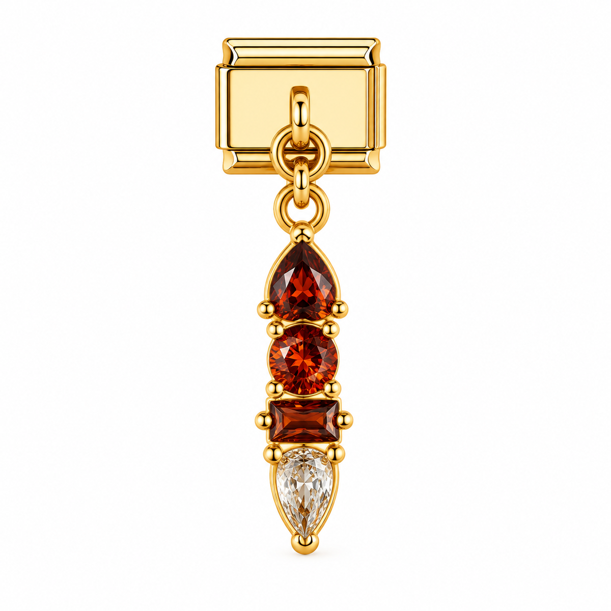 Charm italien talisman ambre