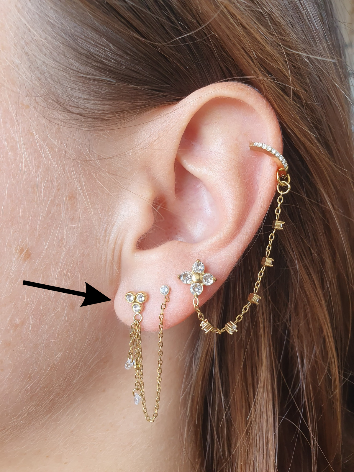 Boucle d'oreille OONA