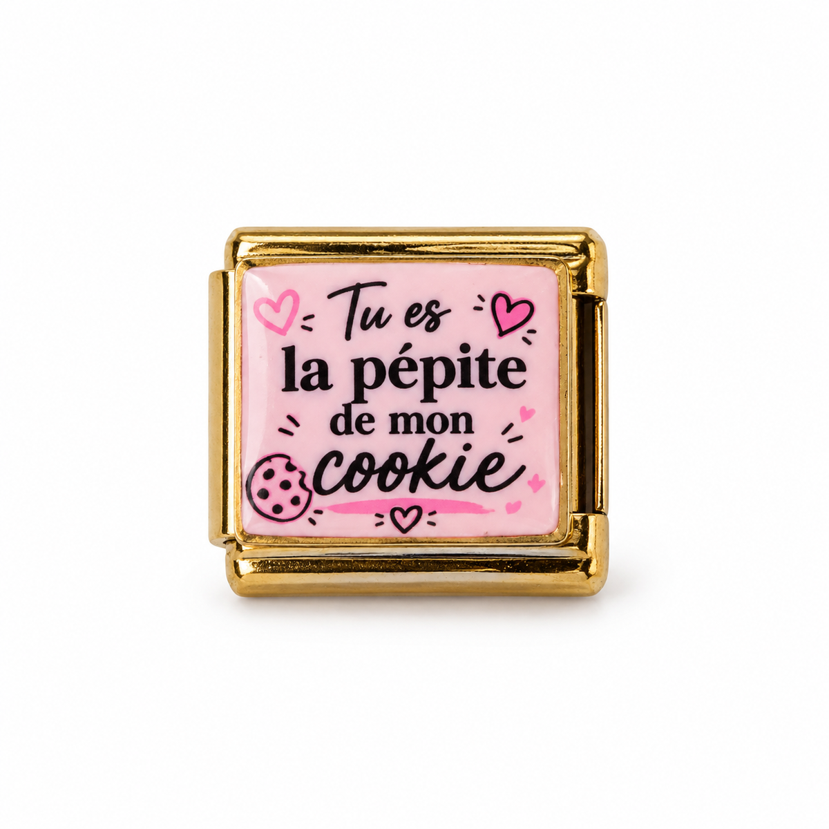 Charm italien Tu es la pépite de mon cookie - doré