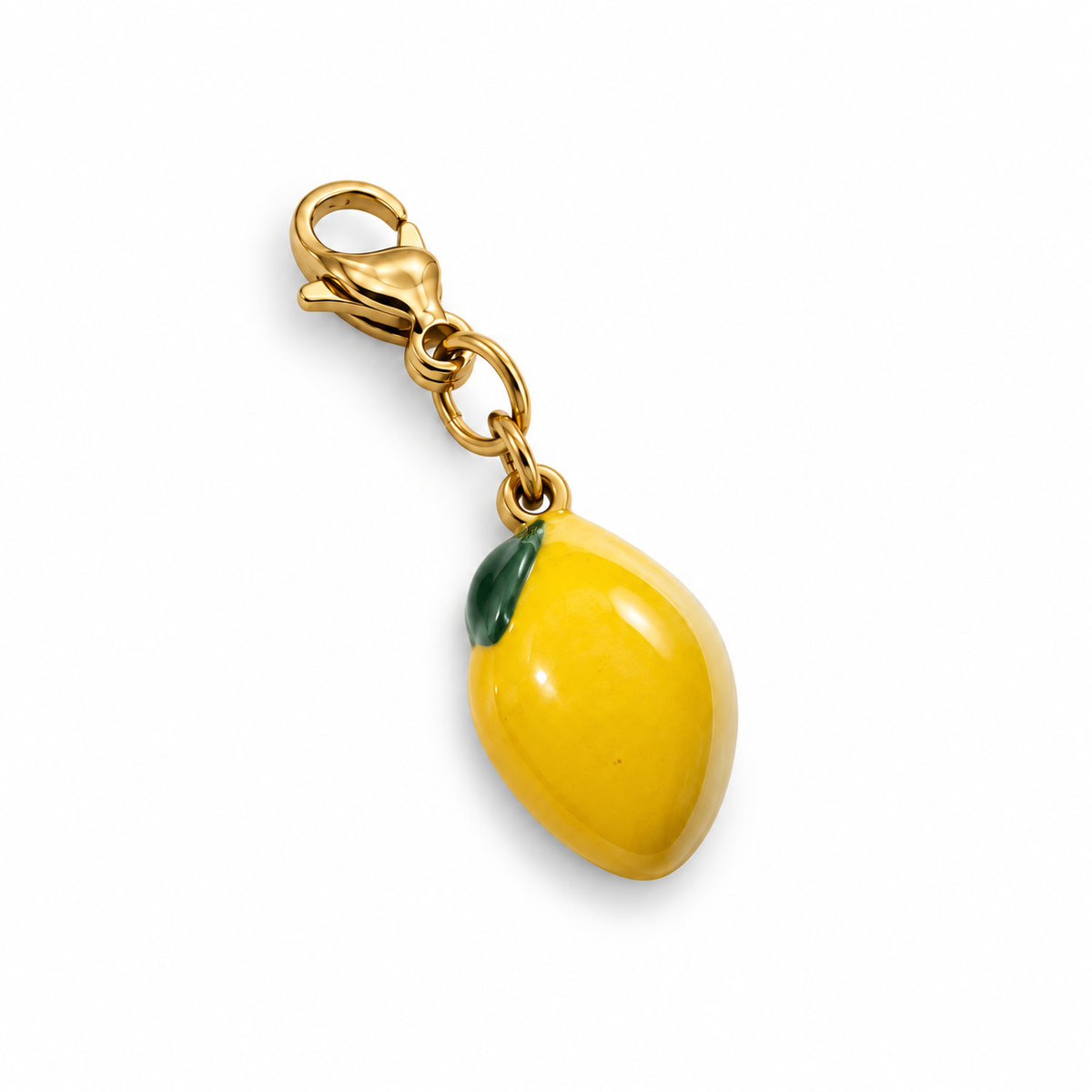 Charm Citron relief - doré