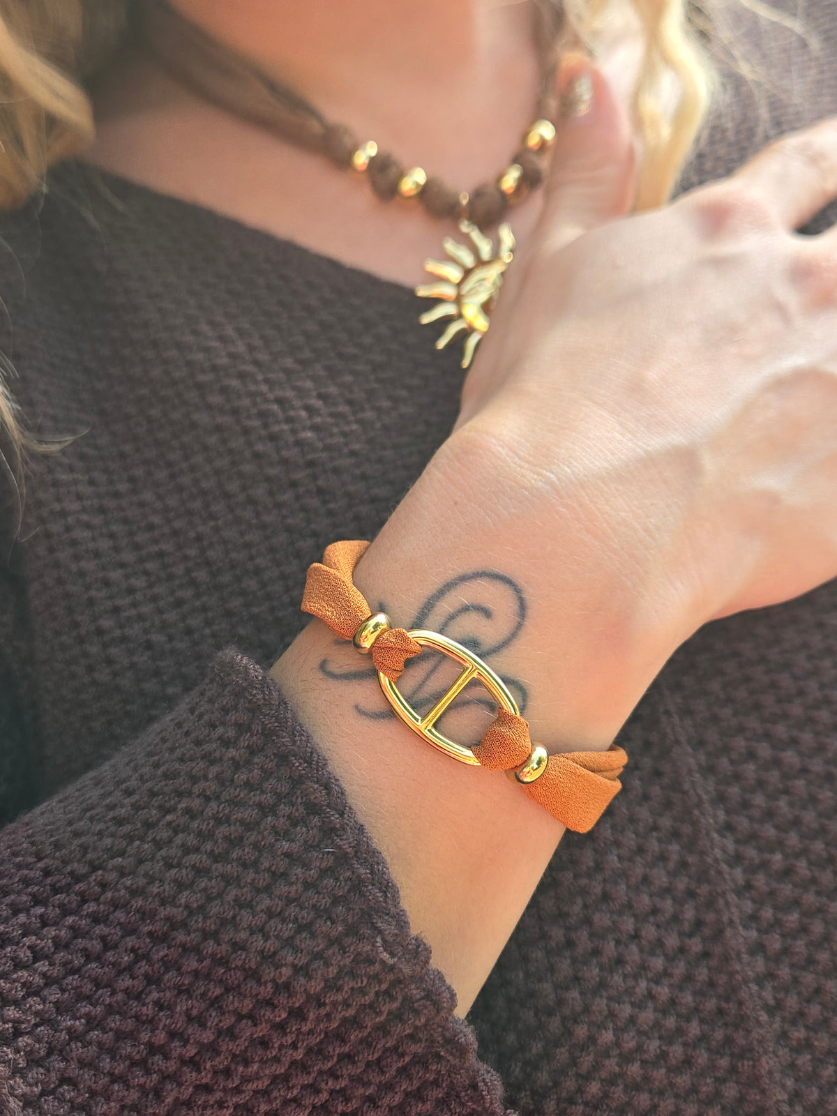 Bracelet ELEZIA maille marine