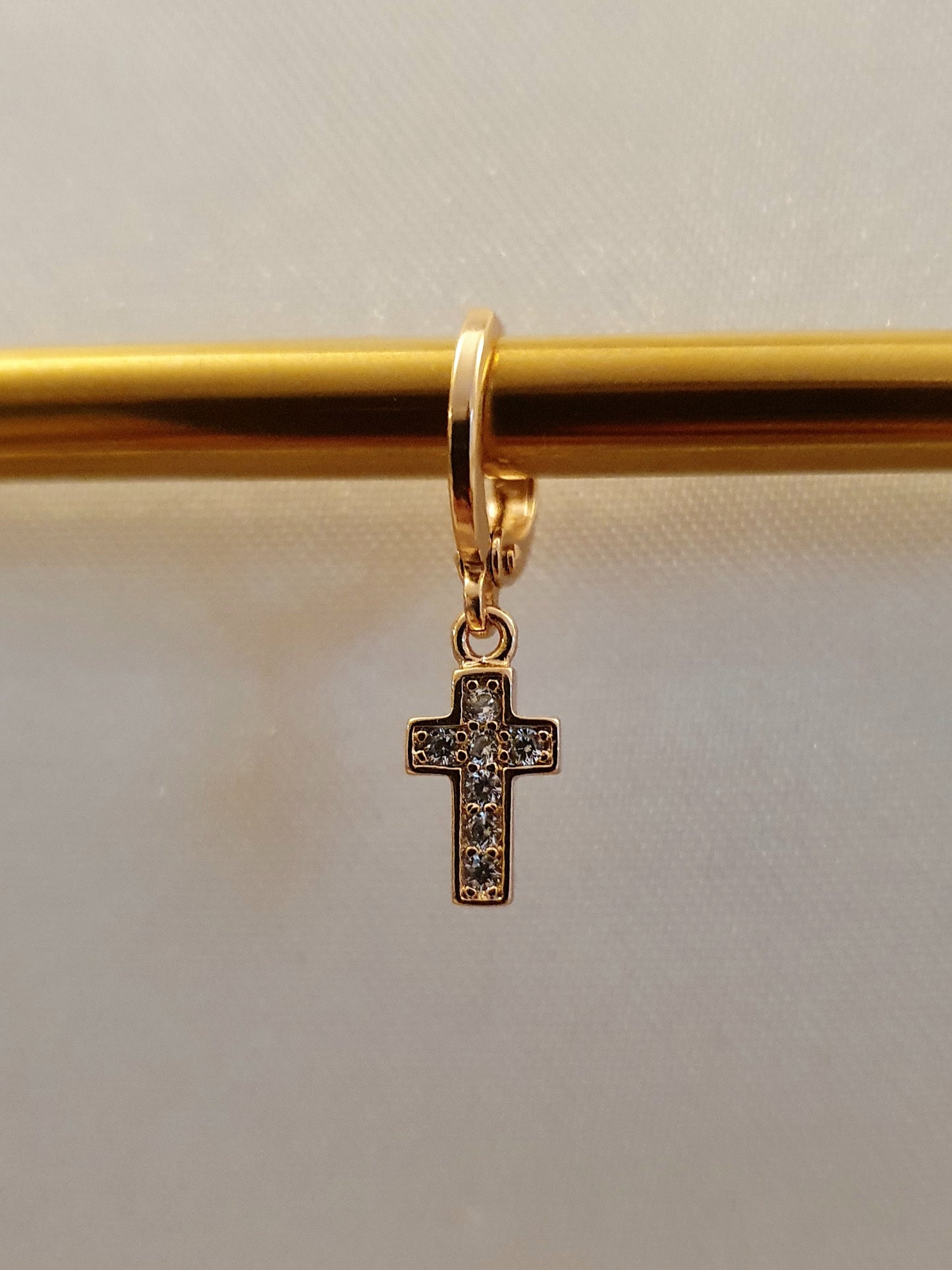 Monoboucle croix - doré