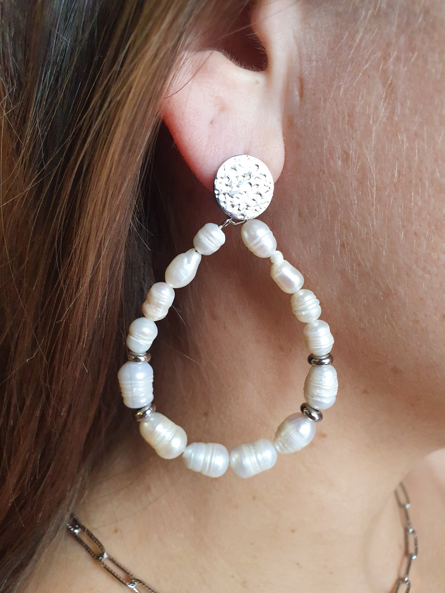 Boucles d'oreilles en perles d'eau douce