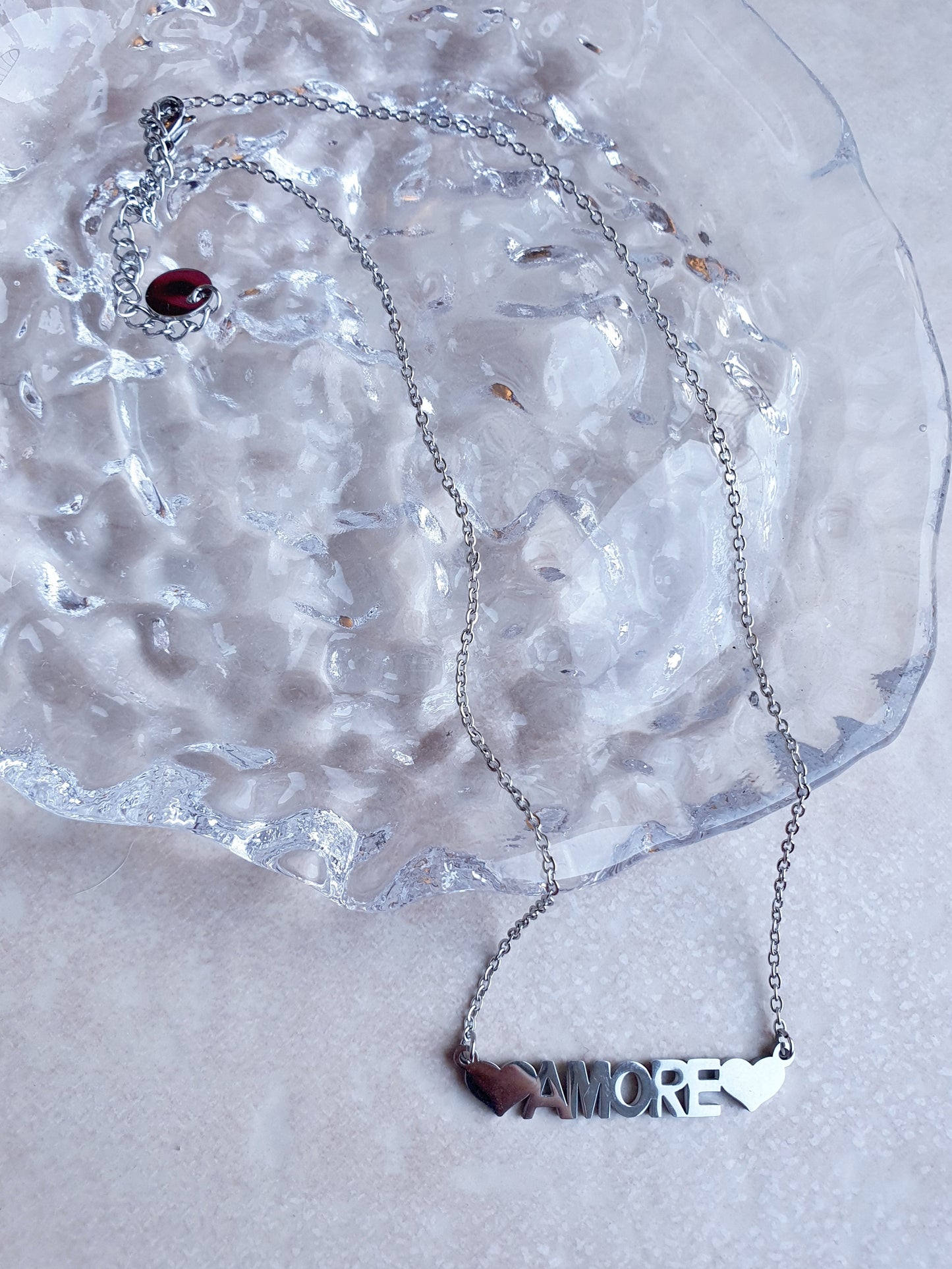 Collier AMORE - argenté