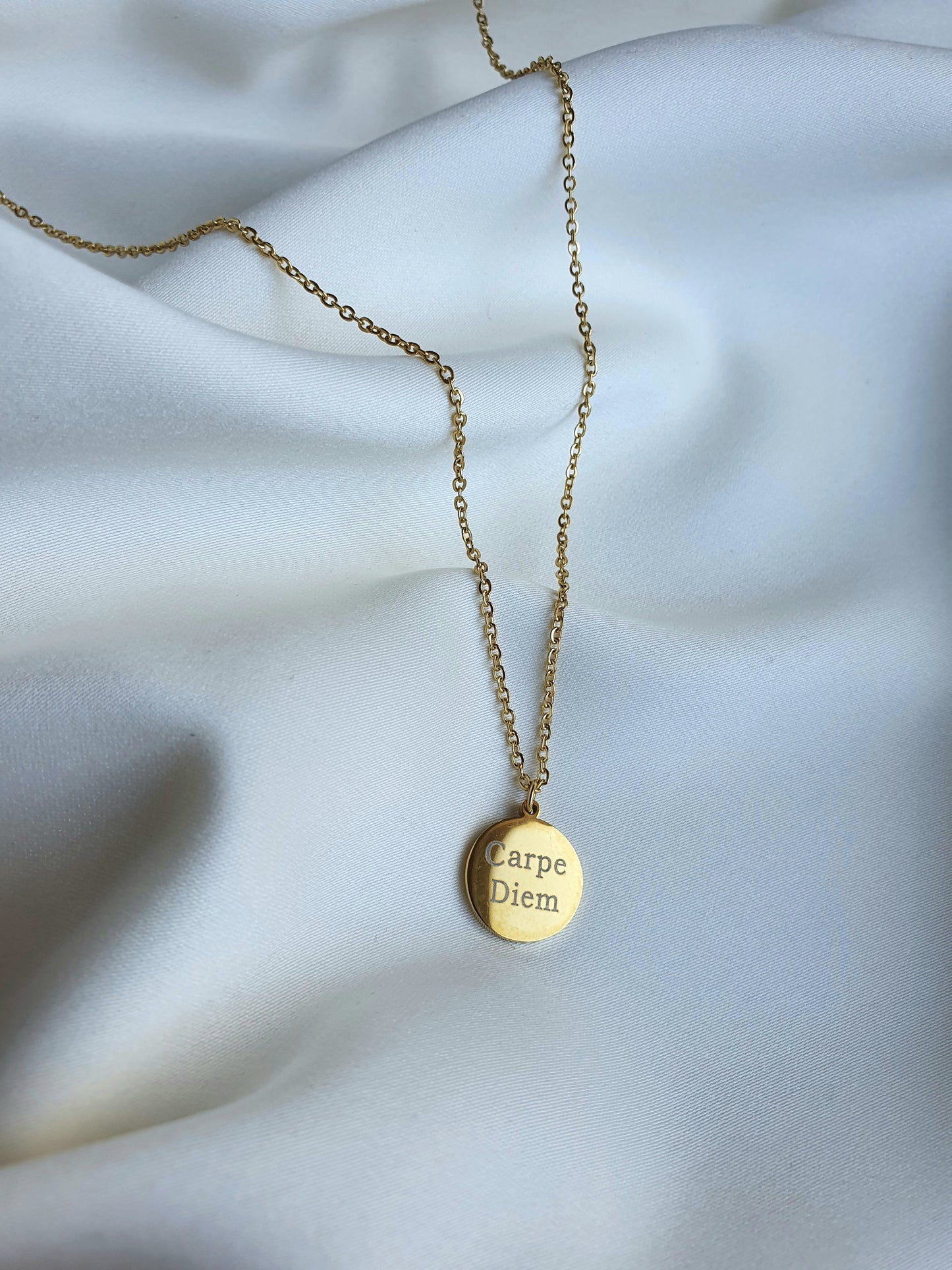 Collier Carpe Diem - doré