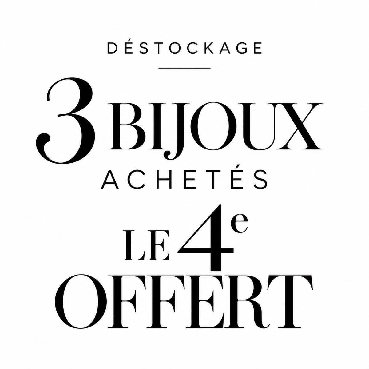 DESTOCKAGE