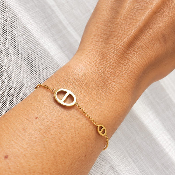 Bracelet destockage maille marine