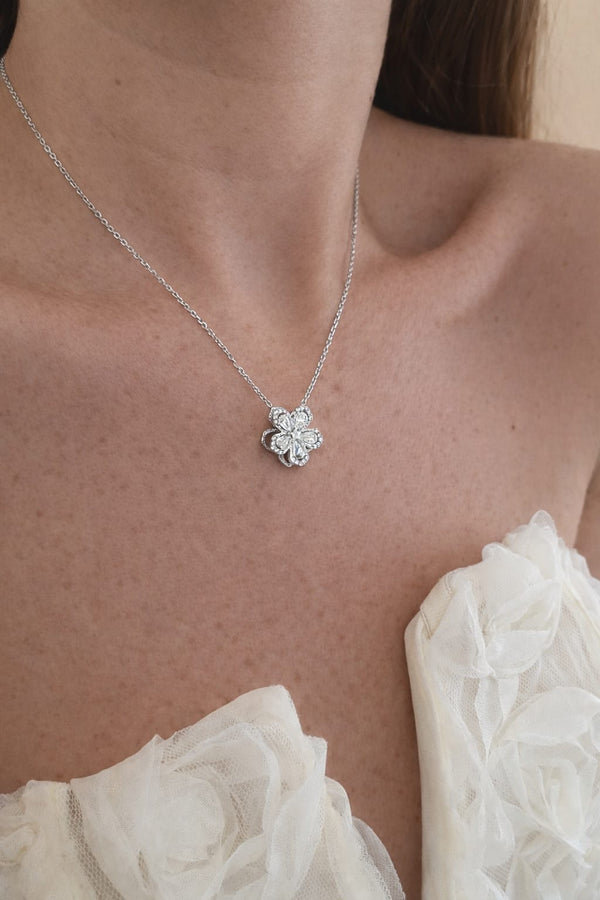 Collier rotatif anti-stress ANNA - Argenté