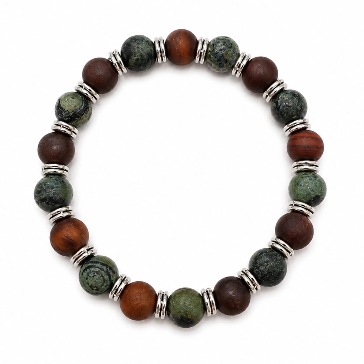 Bracelet homme pierres naturelles ALLAN
