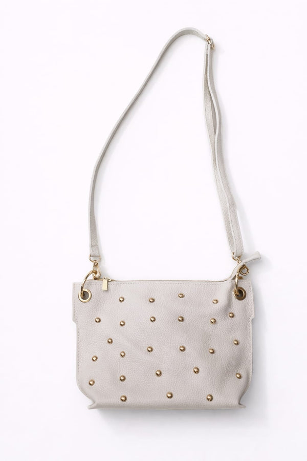 Sac Clouté cuir | Blanc