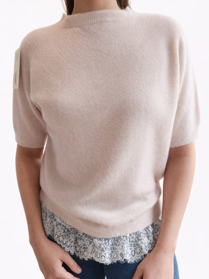 Tee-shirt Dentelle ROMANE | Coloris au choix