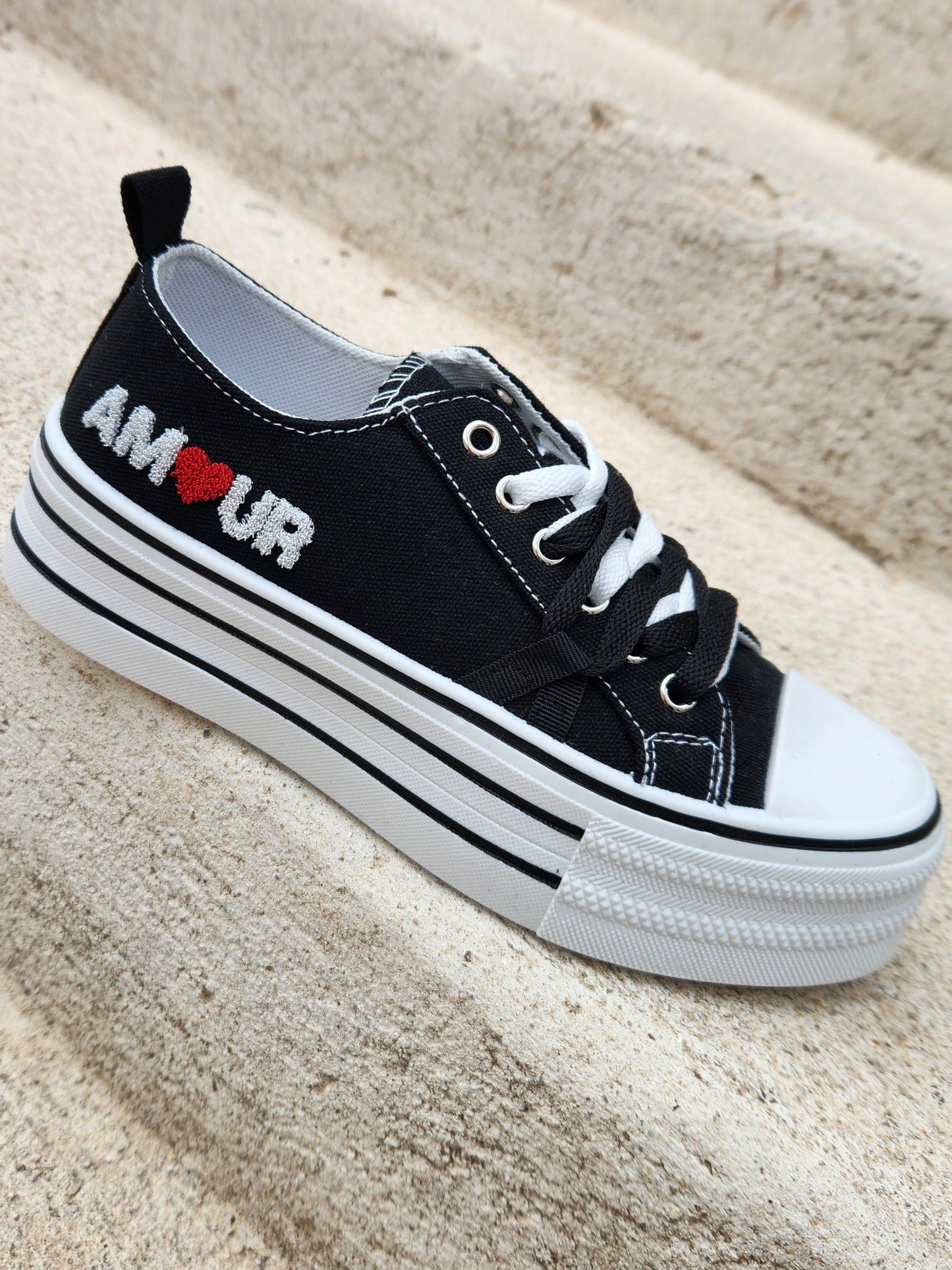 Baskets Amour - noires