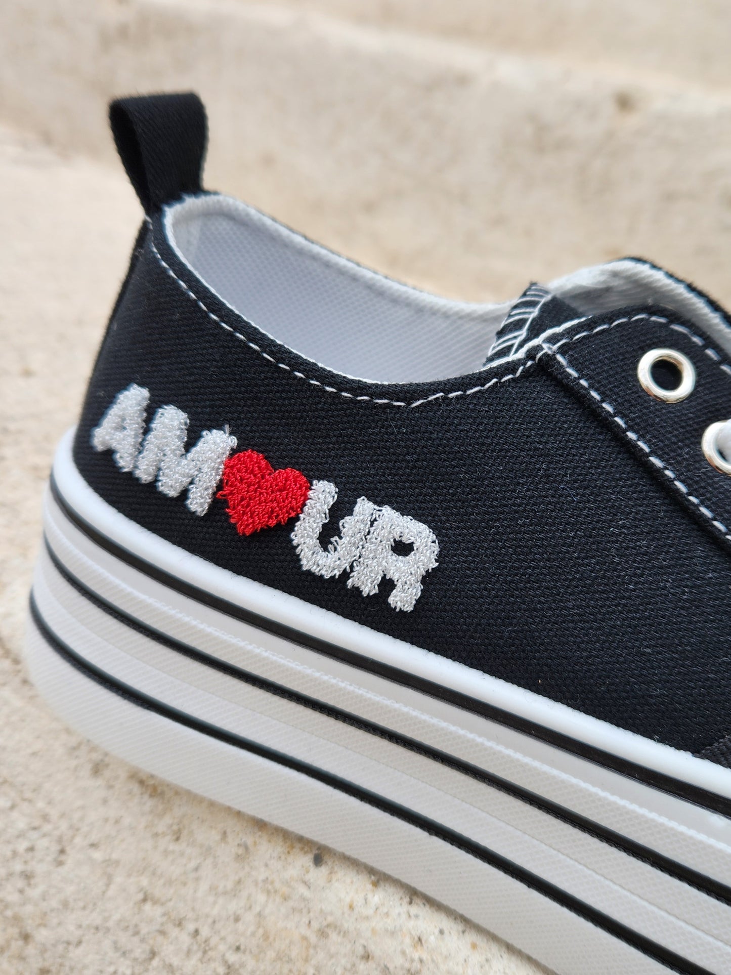 Baskets Amour - noires