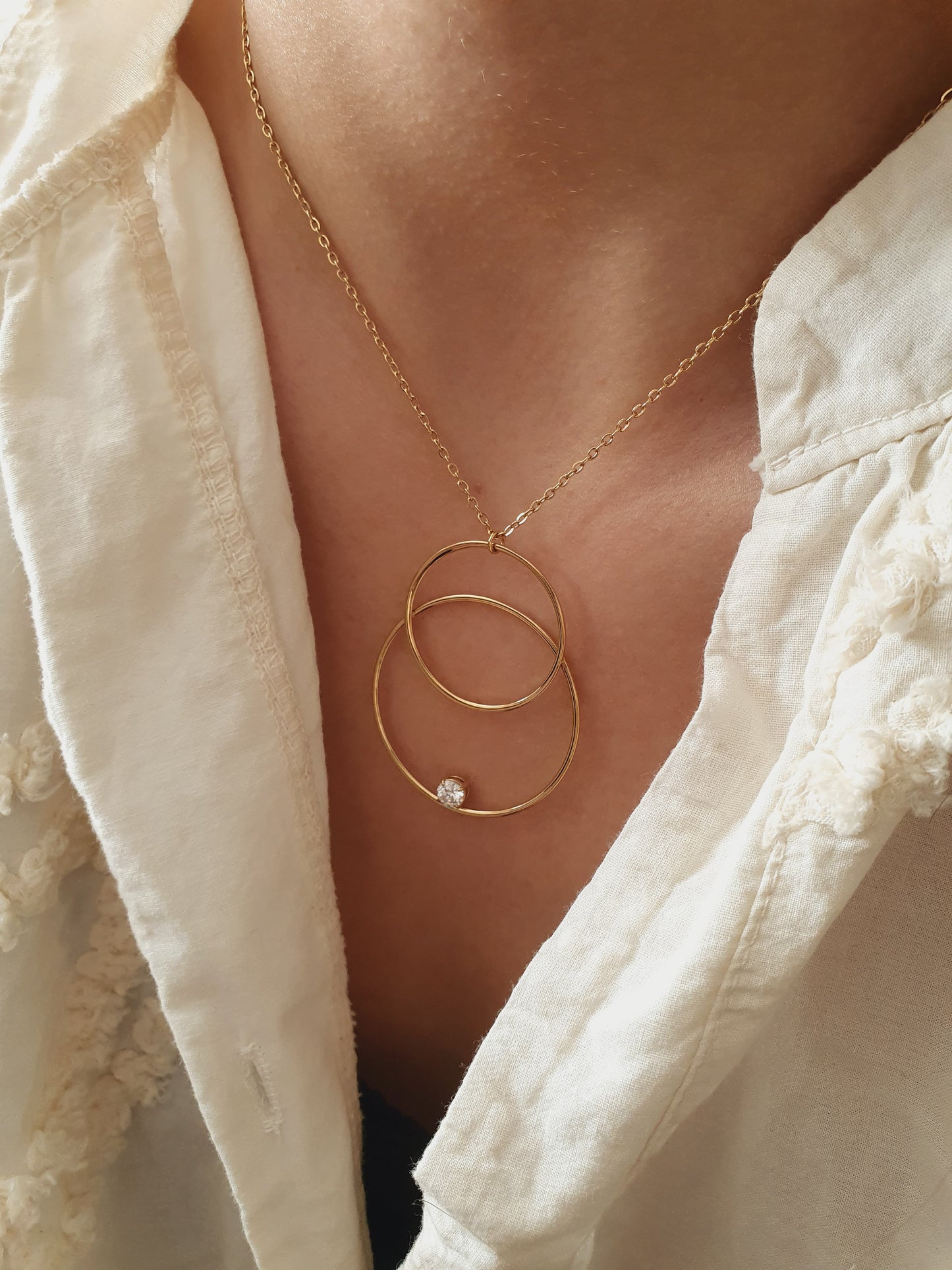 Collier ENAH - doré