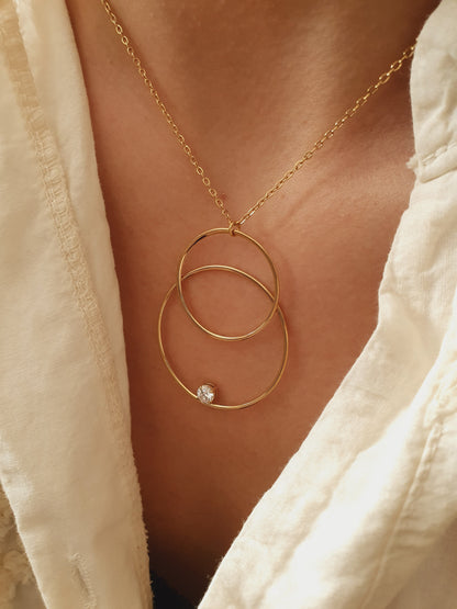 Collier ENAH - doré